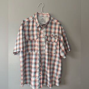 Realtree Fishing Shirt. Button Up Short Sleeve XL